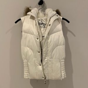 Talula puffer vest white XS